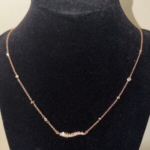 NWT Authentic Kendra Scott “Kim” Rose Gold Centipede Necklace